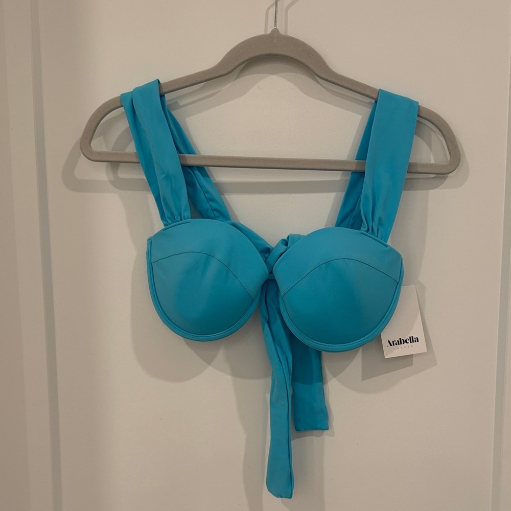 NWT Arabella London Aqua Bikini Set - size M